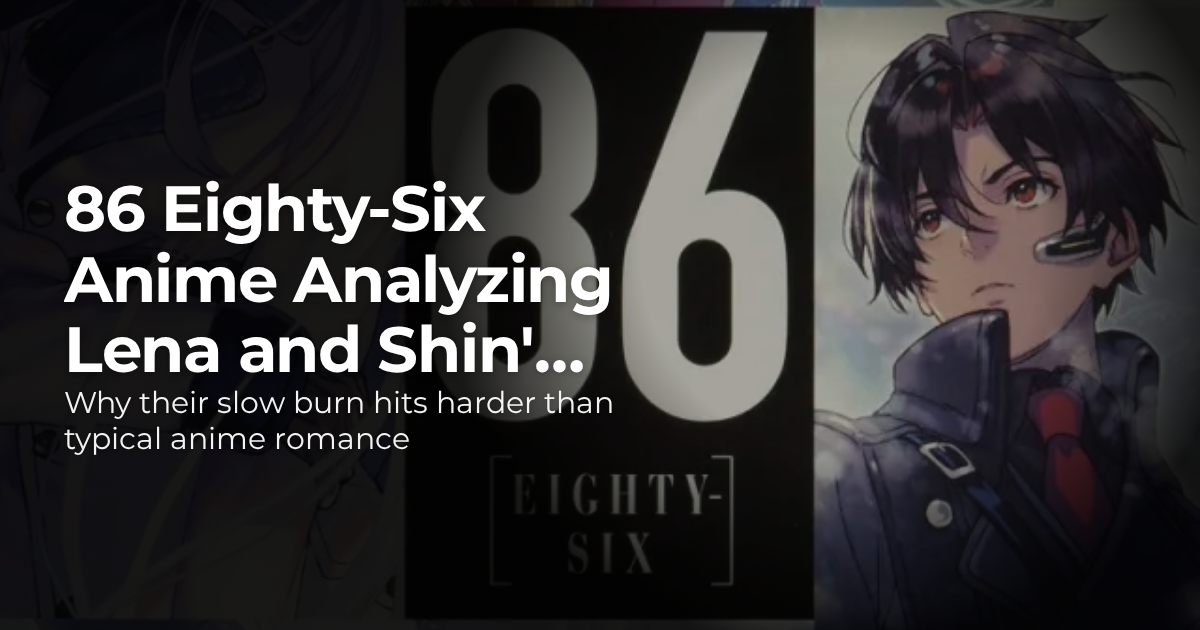 86 Eighty-Six Anime Analyzing Lena and Shin's Relationship · Anime Posts