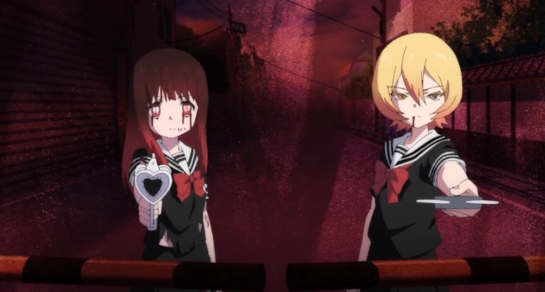 Aya Asagiri and Tsuyuno Yatsumura prepared for battle in the finale