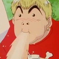 Onizuka making exaggerated facial expression