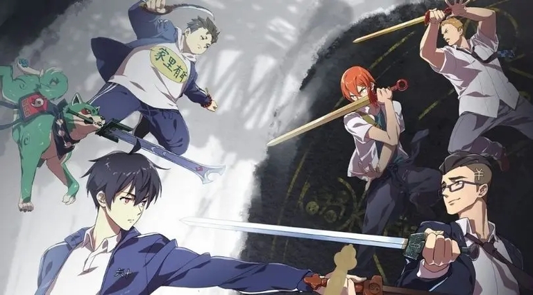 Wang Ling and friends in magical battle