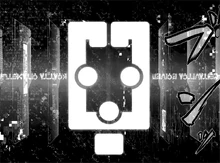 The alien automode symbol glowing