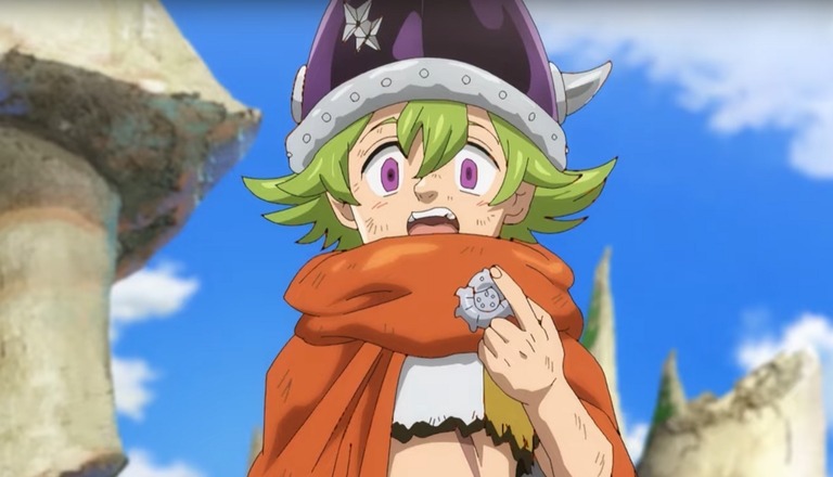 Percival points to metallic object