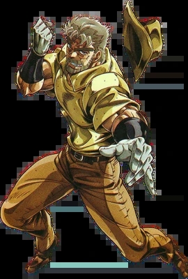 Joseph Joestar, a key character in JoJo's Bizarre Adventure: Stardust Crusaders, prepares for action.