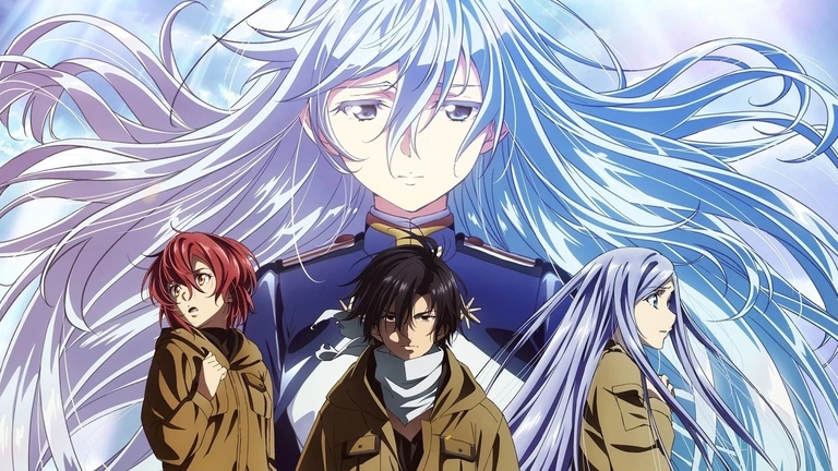 Main characters promotional artwork including Lena and Shin