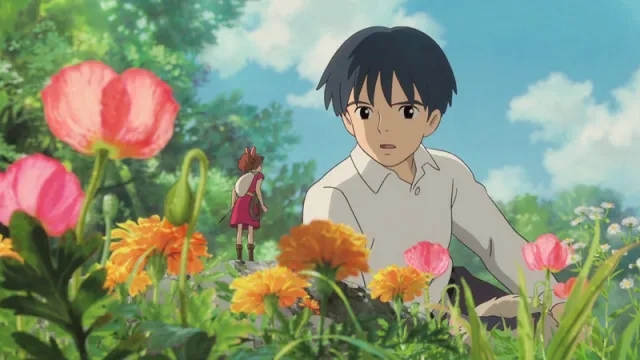 Arrietty and Shawn in the garden
