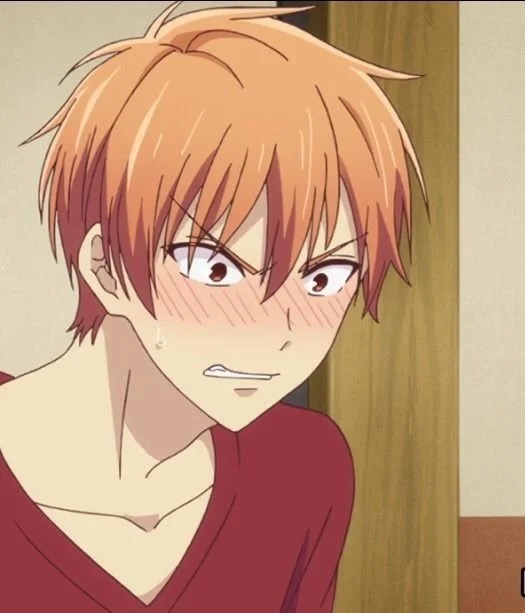 Kyo Sohma from Fruits Basket showing tsundere traits