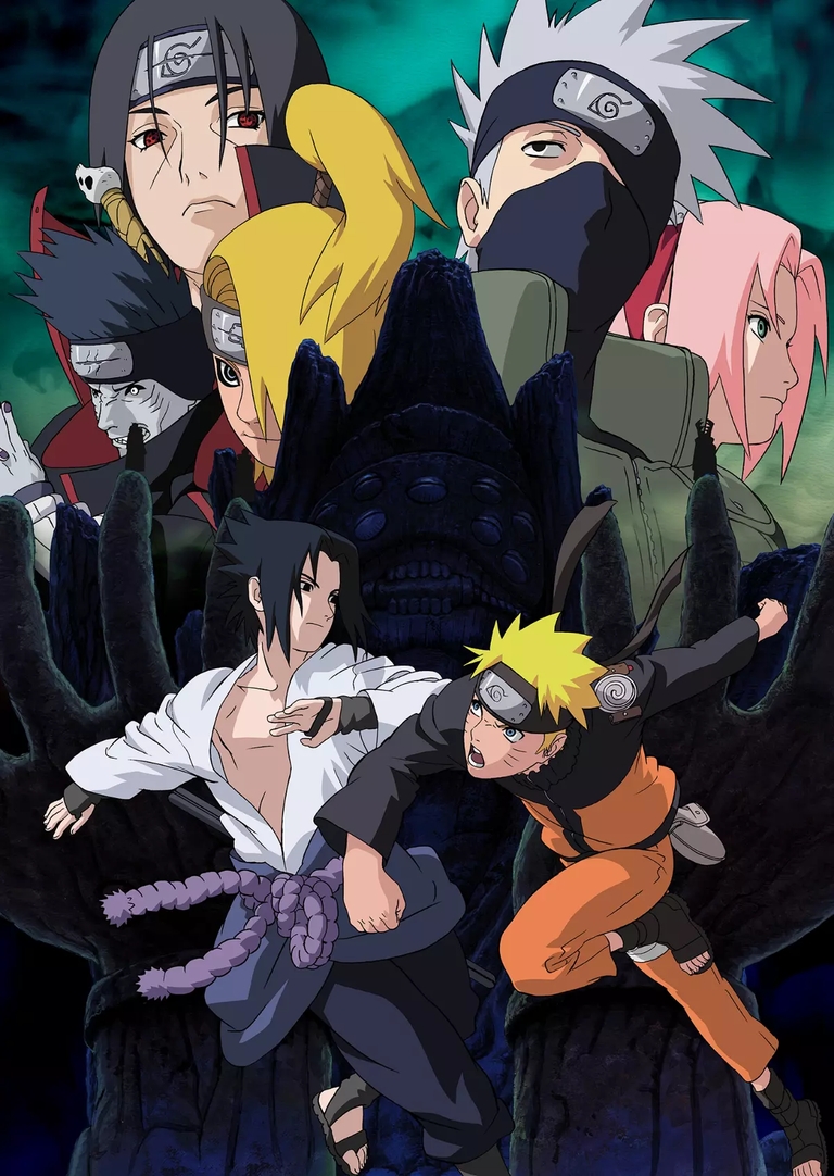 Naruto and Sasuke confrontation key visual