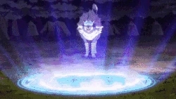 Rimuru using a summoning circle