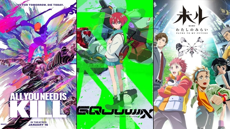 Promotional art showing a pilot in high-tech exoskeleton armor from ALL YOU NEED IS KILL