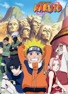 The main cast of Naruto including Naruto Uzumaki, Sasuke Uchiha, Sakura Haruno, and Kakashi Hatake