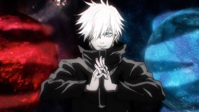 Satoru Gojo preparing to unleash Cursed Techniques