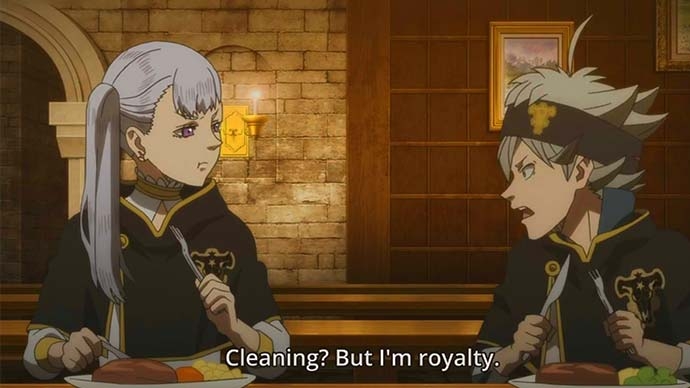 Noelle Silva asserting her royal status