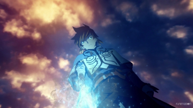 Sorey glowing with divine energy